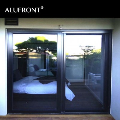 Ausrtalian popular waterproof aluminum sliding door with double glazed