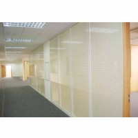 factory 12mm thickness tempered glass aluminum frame demountable partition walls for office glass partition wall for office