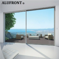 Alufront double glazed aluminum sliding door comply with Australia AS2047 standard