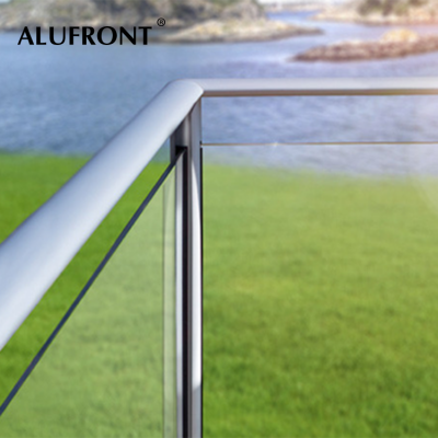 Slot Stair Fitting Stainless Steel Handrail Glass