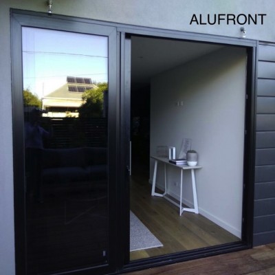 ALUFRONT aluminum glass sliding door with AS2047