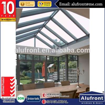 Top quality stylish aluminum glass sunroom