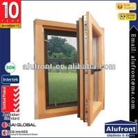 Elegant aluminum clad wood windows with energy saving / German hardware