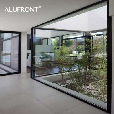 6 m high grade energy rating impact bulletproof aluminum glass fixed window