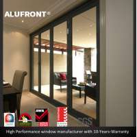 AS standard aluminum wood insulated folding door