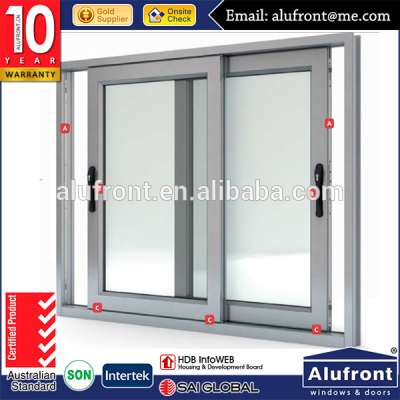 High Quality UPVC sliding windows for energy saving and acoustic