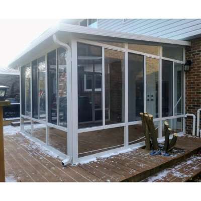 Houses Prefabricated Glass Steel Sunroom