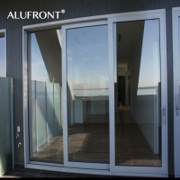 Aluminium Horizontal Sliding Patio Door with Integral blinds