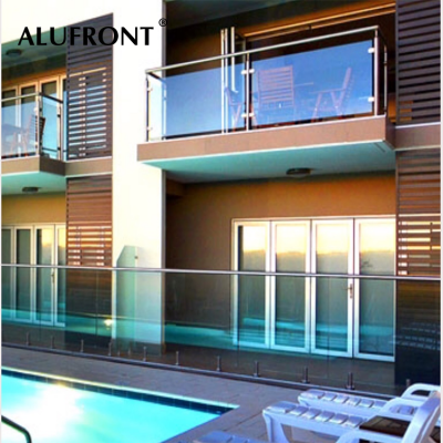 Pool Balcony Stair Glass Handrail Stainless Steel Railing