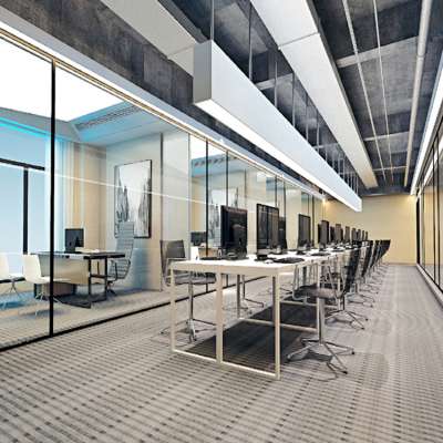 Aluminum Frame Sound Double Glass Office Wall Partition