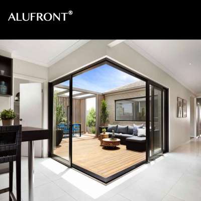 Standard Aluminium Sliding Patio Corner Doors with Frame