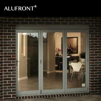 Aluminium Glazed Bi folding exterior home doors